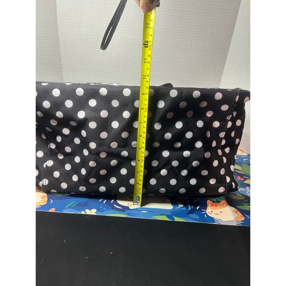 Sanrio 2013 Hello Kitty Pink Black Polka Dots Duffle Bag main image 13